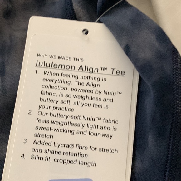 NWT 2 pieces Align shorts Diamond dyed, size 12 shorts and 12 short sle… - Picture 6 of 14